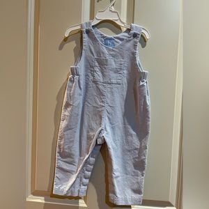Bella Bliss light blue corduroy romper